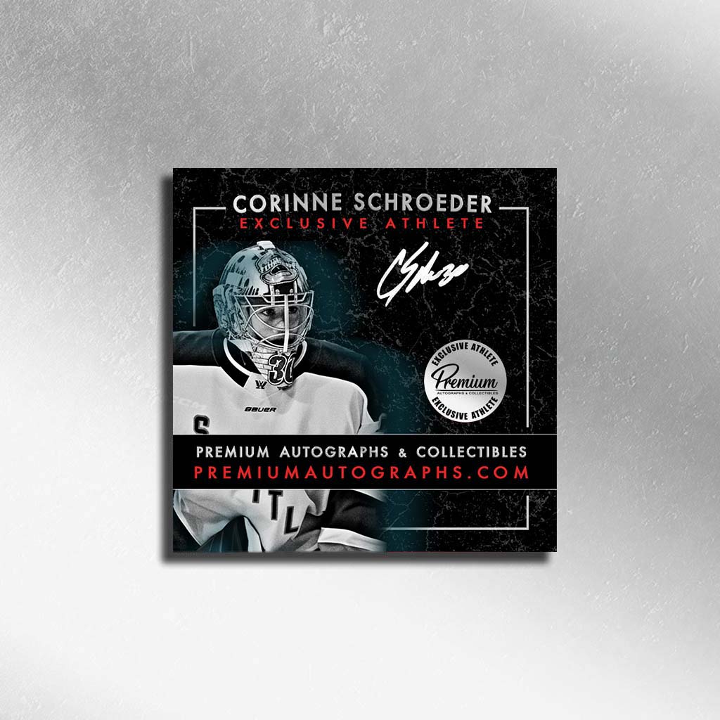 Corinne Schroeder Seattle Torrent PWHL Autographed Puck