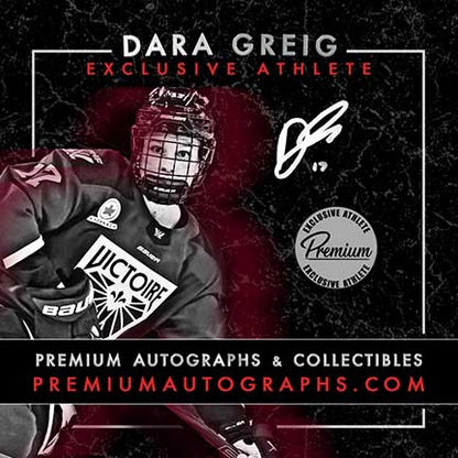 Dara Greig Montreal Victoire Autographed Puck