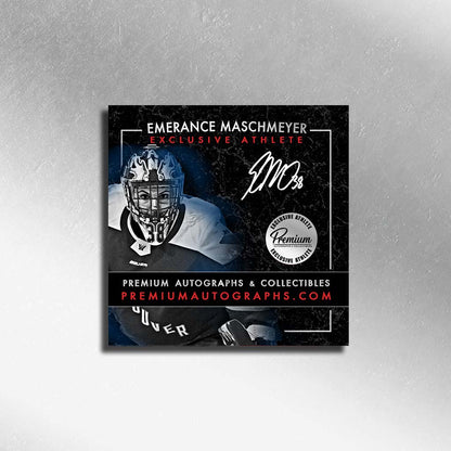 Emerance Maschmeyer Vancouver Goldeneyes PWHL Autographed 8x10 Photograph Focused