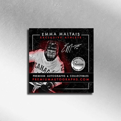 Laura Stacey & Emma Maltais Team Canada Autographed 8x10 Photograph Gold Medal Celebration