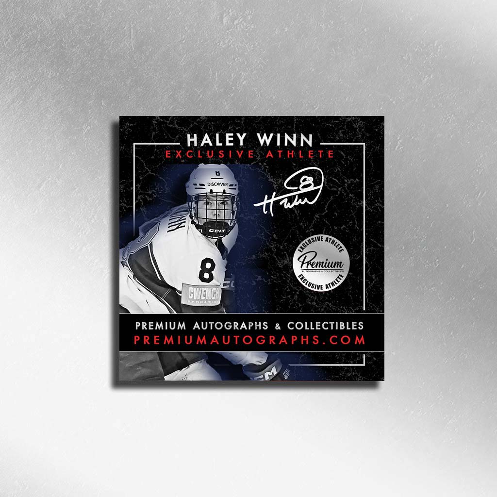 Haley Winn Team USA Autographed Puck w/ 2026 Inscription