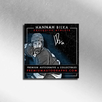 Hannah Bilka Seattle Torrent PWHL Autographed Puck