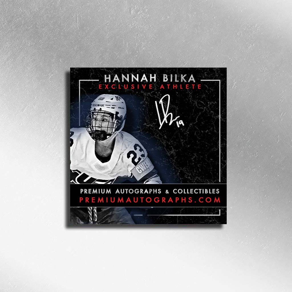 Hannah Bilka Team USA Autographed 8x10 Photograph With the Puck