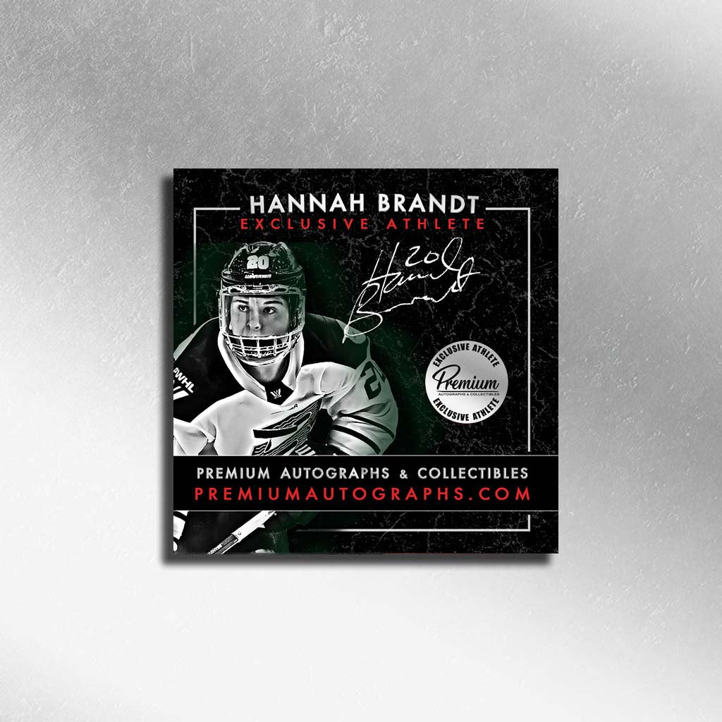 Hannah Brandt Boston Fleet PWHL Autographed 8x10 Photograph Celebration