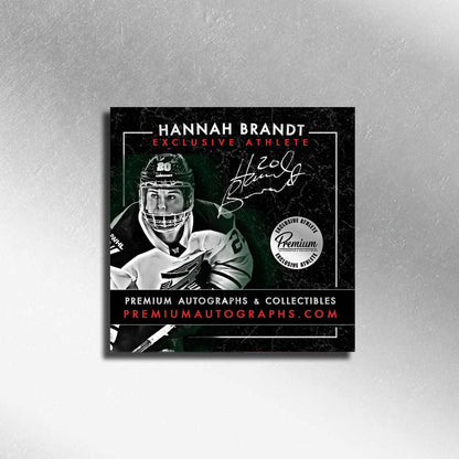 Hannah Brandt Boston Fleet PWHL Autographed Puck