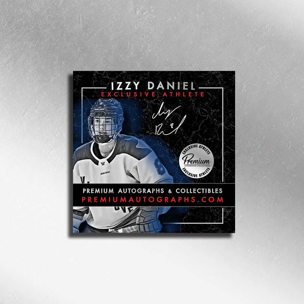 Izzy Daniel Vancouver Goldeneyes PWHL Autographed Official Game Puck