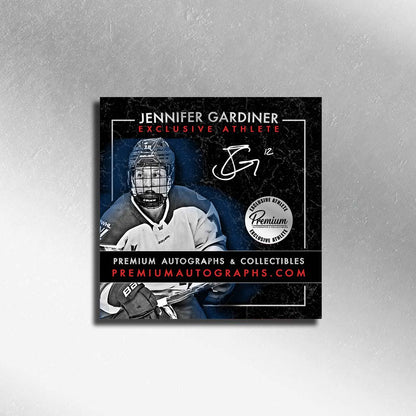 Jennifer Gardiner Vancouver Goldeneyes PWHL Autographed Official Game Puck