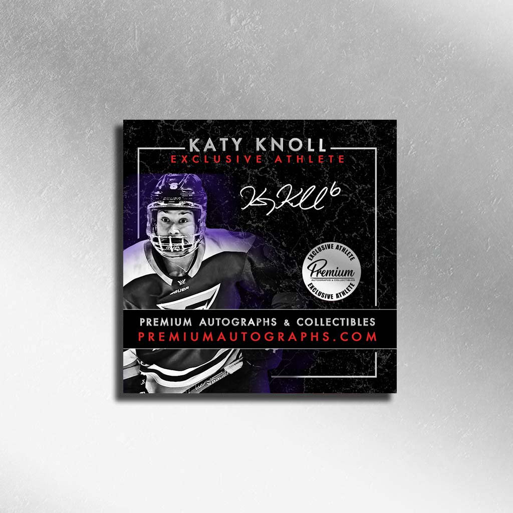 Katy Knoll Minnesota Frost PWHL Autographed Official 2025-26 Game puck