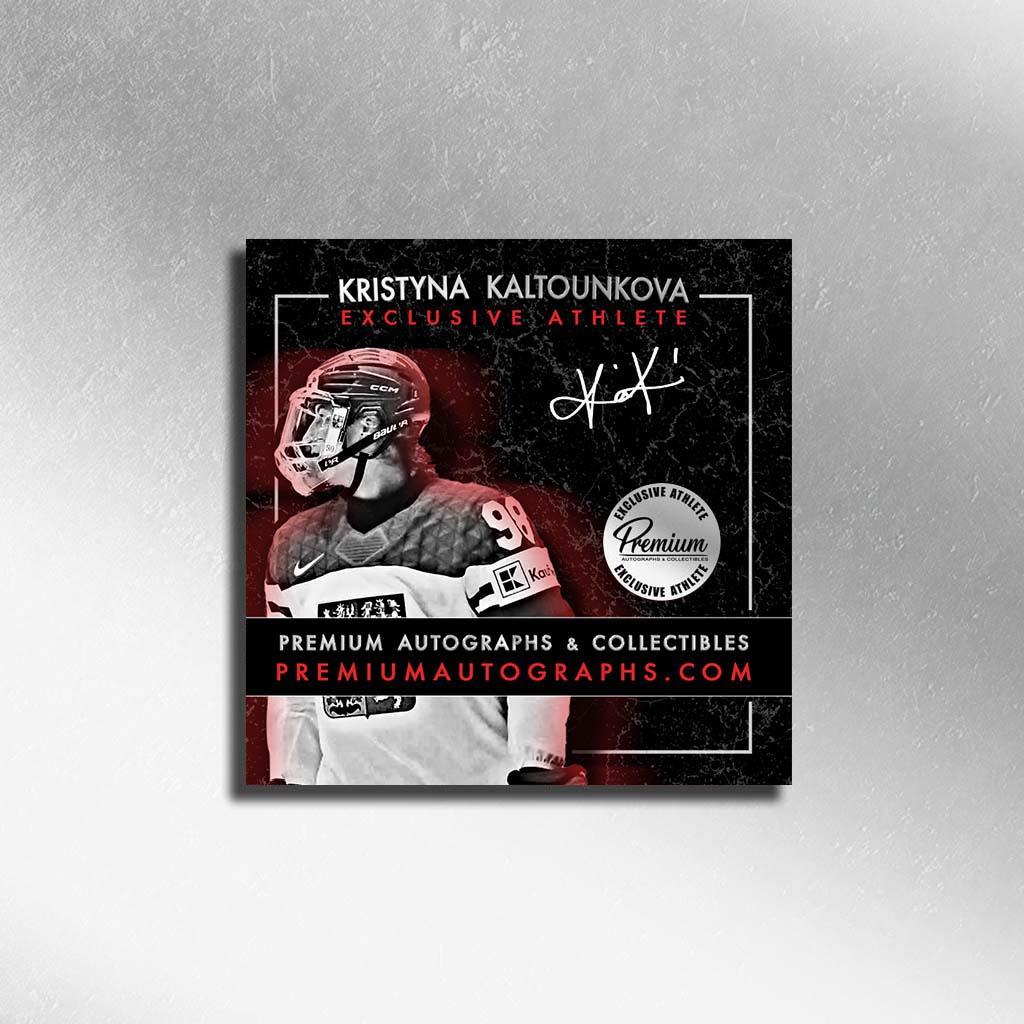 Kristyna Kaltounkova Team Czechia Autographed Puck