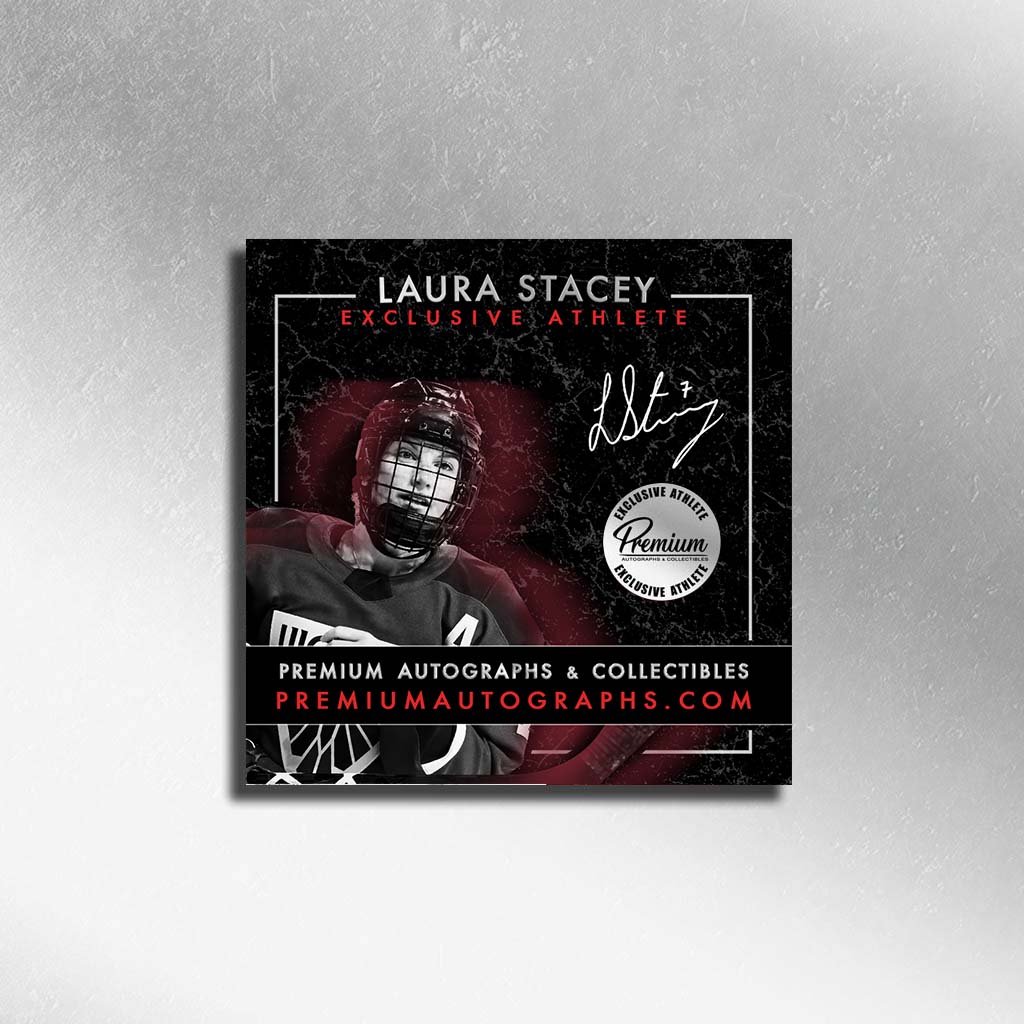 Laura Stacey Montreal Victoire PWHL Autographed 2025-26 Official Game Puck