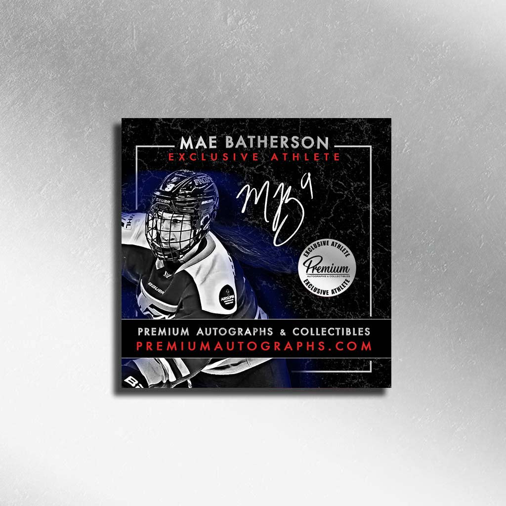 Mae Batherson Minnesota Frost PWHL Autographed 8x10 Photograph Shot