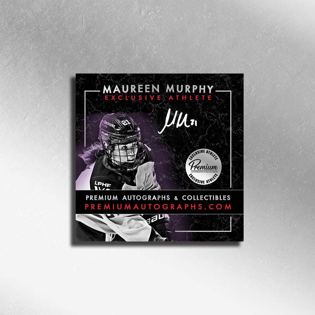Maureen Murphy Montreal Victoire PWHL Autographed Official Game Puck