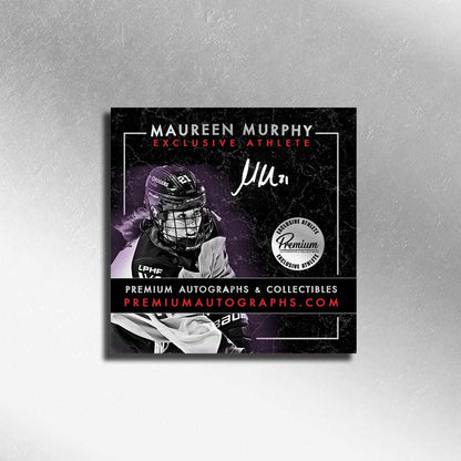 Maureen Murphy Montreal Victoire PWHL Autographed 8x10 Photograph With the Puck