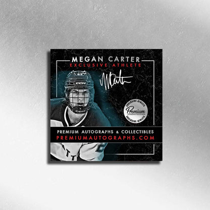 Megan Carter Seattle Torrent PWHL Autographed Official 2025-26 Game puck