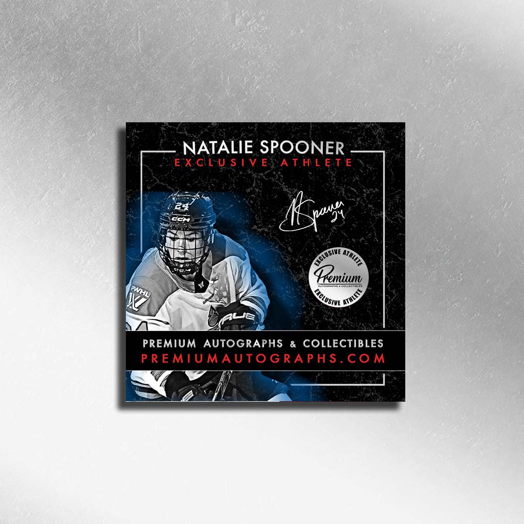 Natalie Spooner PWHL Toronto Sceptres Autographed 8x10 Photograph with the Puck