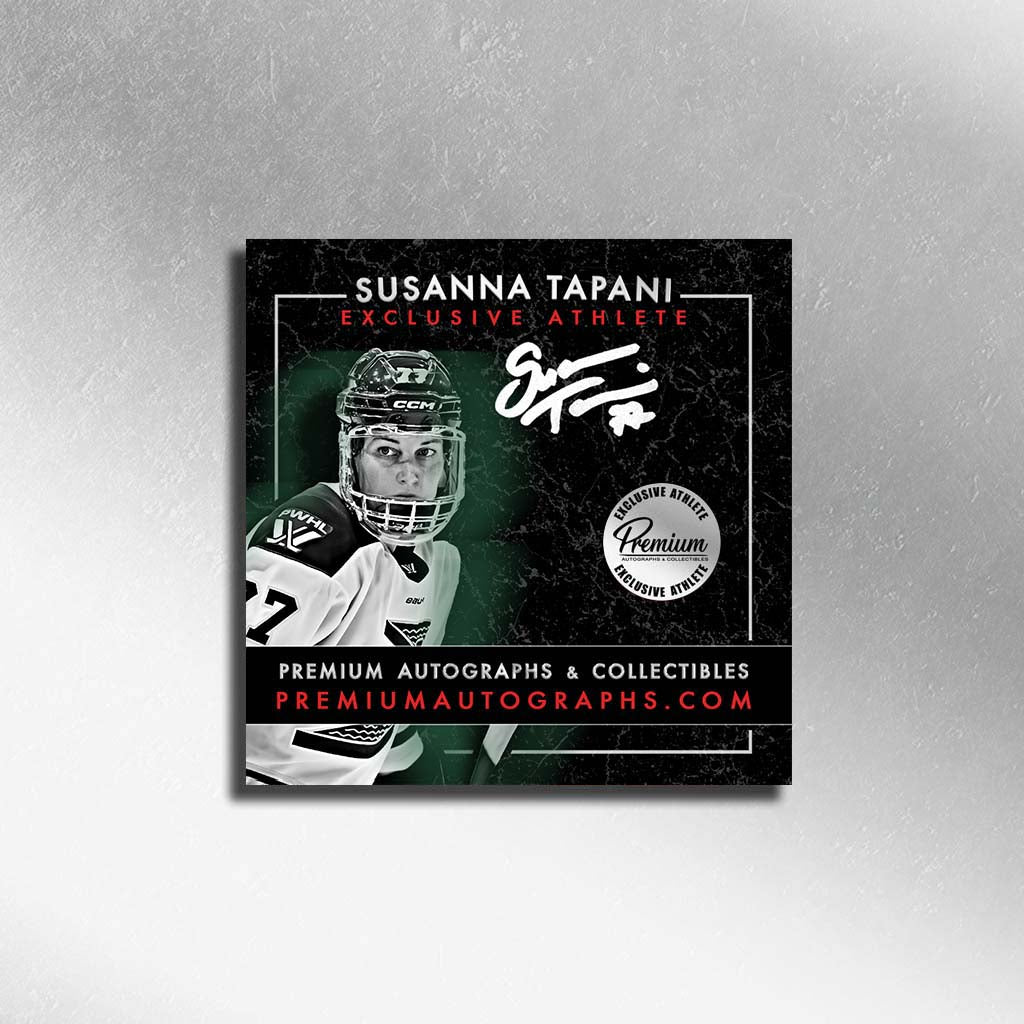 Susanna Tapani Boston Fleet Autographed PWHL 8x10 Photograph Close Up