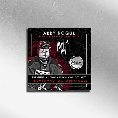 Abby Roque Montreal Victoire Autographed Puck with 2026 WALTER CUP Inscription (PreOrder)
