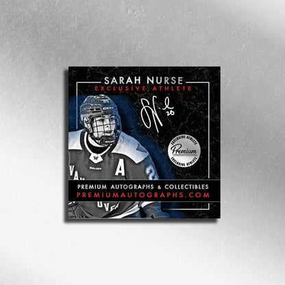 Sarah Nurse Team Canada Autographed 2023-24 Upper Deck Team Canada Hockey Card #55
