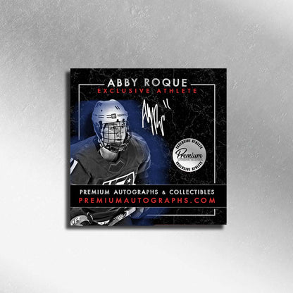 Abby Roque Team USA Autographed Puck