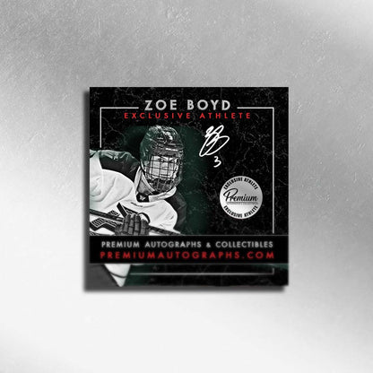 Zoe Boyd Boston Fleet PWHL Autographed Official 2025-26 Game puck