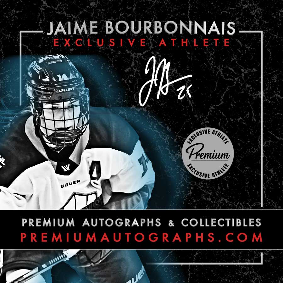 Jaime Bourbonnais New York Sirens Autographed 24-25 Upper Deck PWHL Hockey Card #13 Ltd /14 Nicknames edn. w/ "Jaim" Inscription