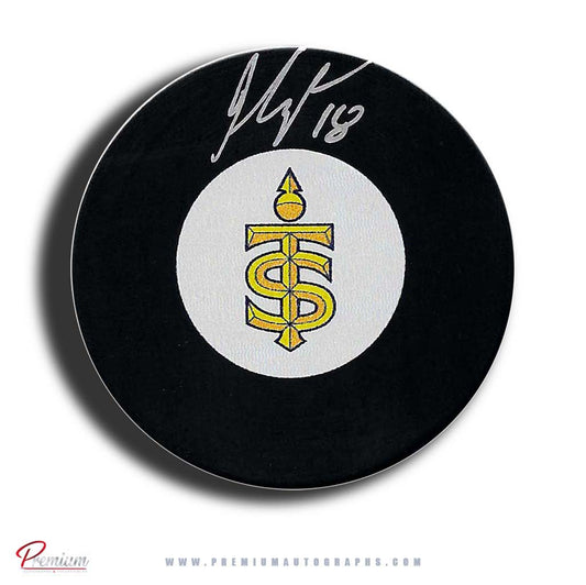 Jesse Compher Toronto Sceptres PWHL Autographed Puck
