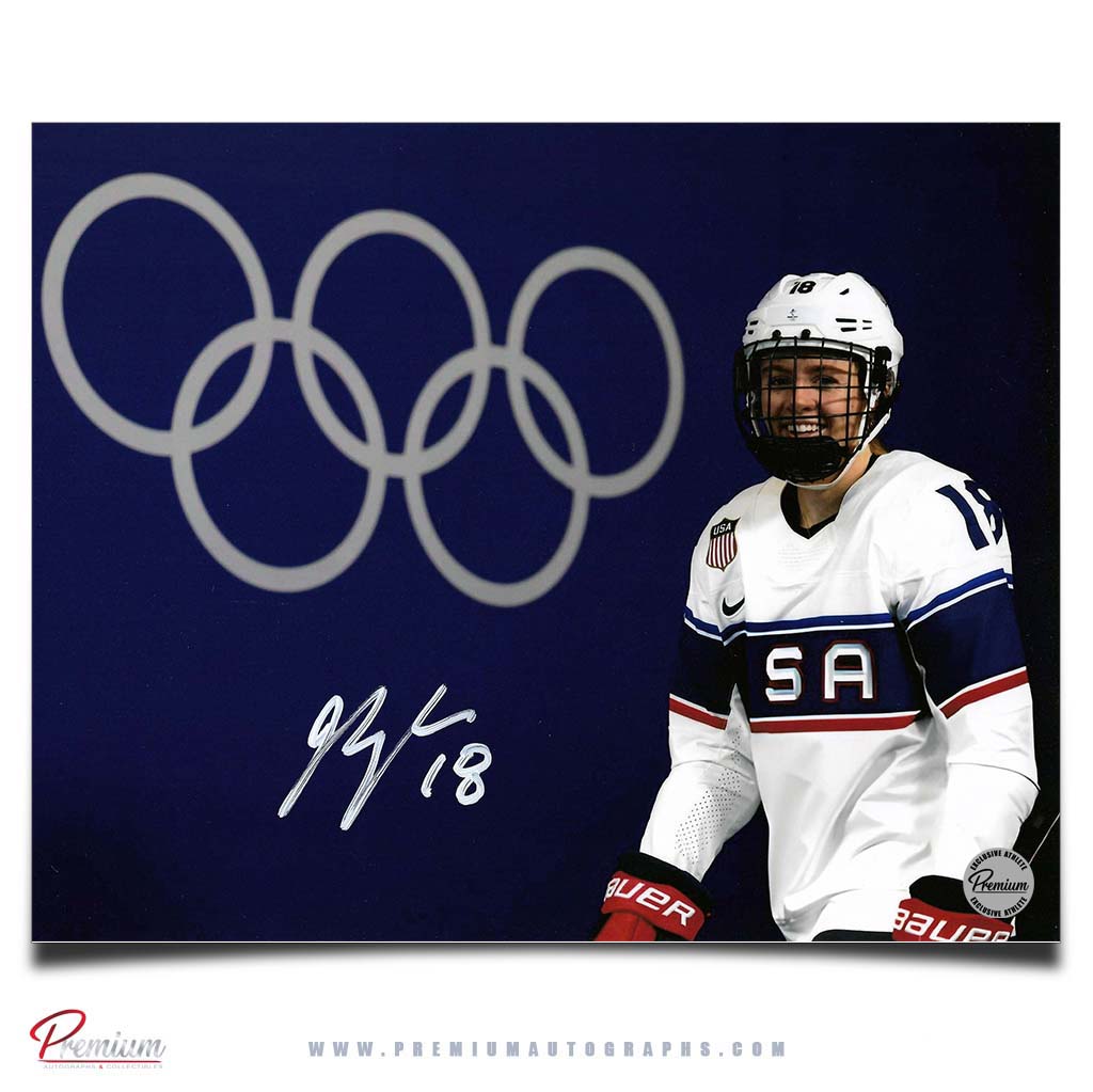 Jesse Compher Team USA  Autographed 8x10 Photograph Olympics