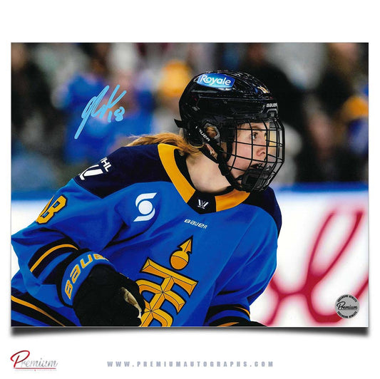 Jesse Compher Toronto Sceptres  PWHL Autographed 8x10 Photograph Close Up