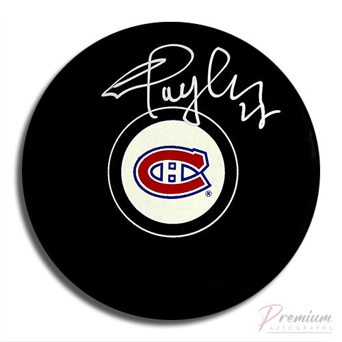 Shayne Corson Montreal Canadiens Signed Puck