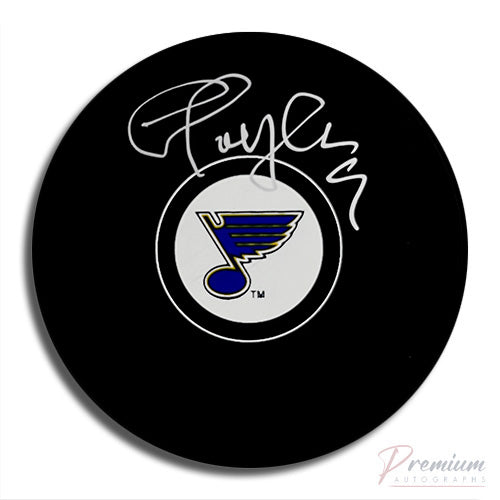 Shayne Corson St-Louis Blues Signed Puck