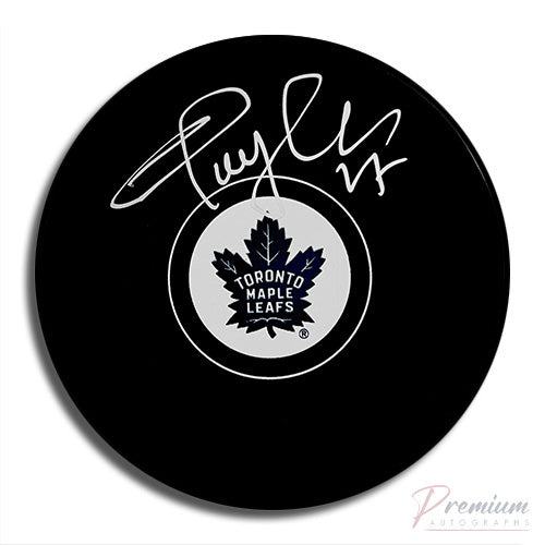 Shayne Corson Toronto Maple Leafs Signed Puck