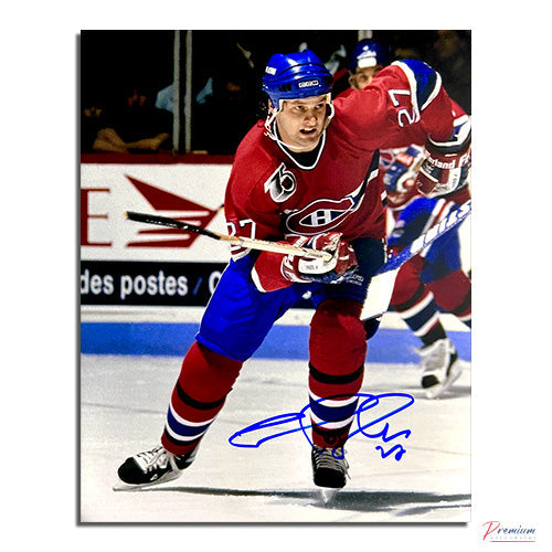 Shayne Corson Montreal Canadiens Signed 8x10 Photograph Rush