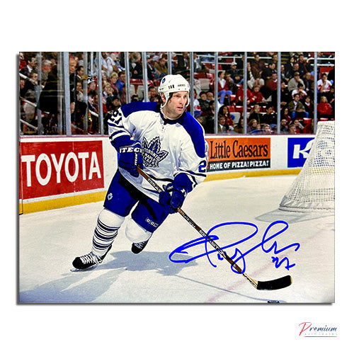 Shayne Corson Toronto Maple Leafs Signed 8x10 Photograph Around the Boards