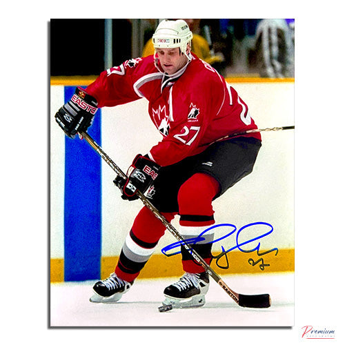 Shayne Corson Team Canada Signed 8x10 Photograph