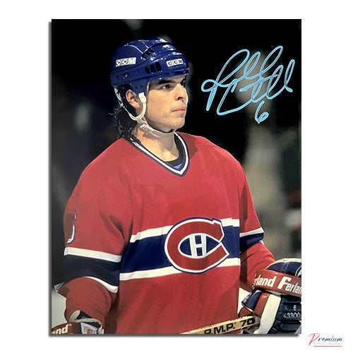 Russ Courtnall Montreal Canadiens Signed 8x10 Photograph Close Up