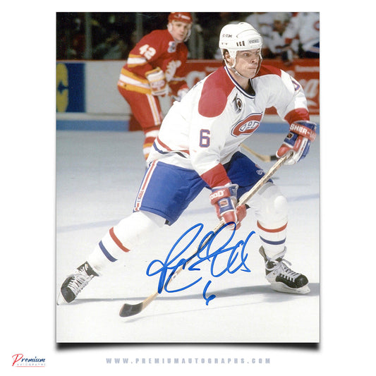 Russ Courtnall Montreal Canadiens Signed 8x10 Photograph Shot