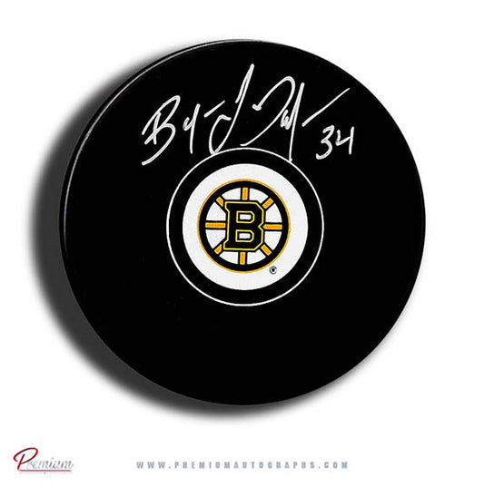 Bryan Dafoe Boston Bruins Signed Puck