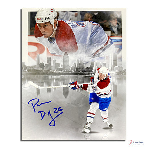 Pierre Dagenais Montreal Canadiens Signed 8x10 Photograph Collage