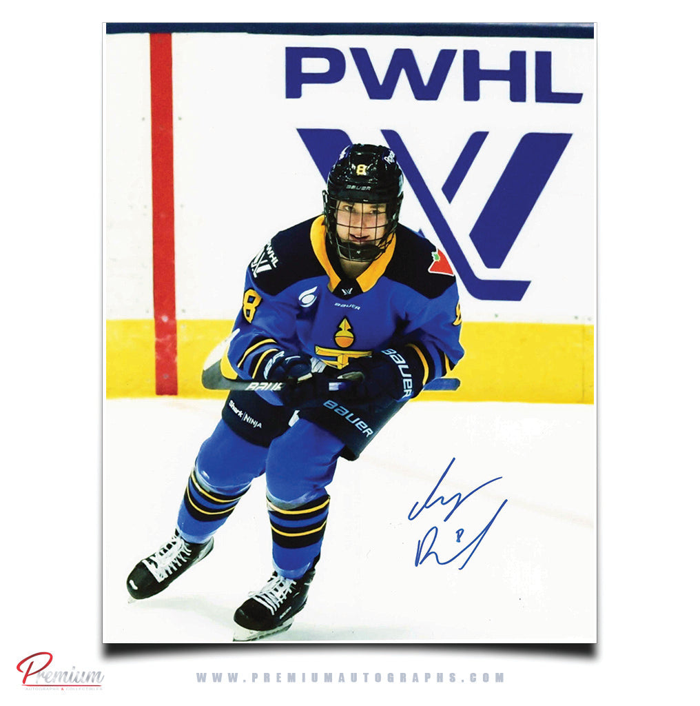 Izzy Daniel Toronto Sceptres PWHL Autographed 8x10 Photograph Around the Boards