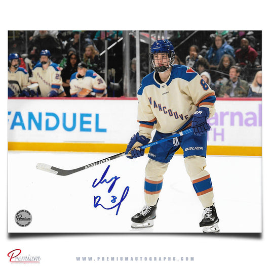 Izzy Daniel Vancouver Goldeneyes PWHL Autographed 8x10 Photograph Focused