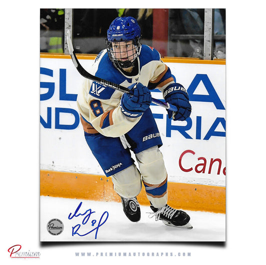 Izzy Daniel Vancouver Goldeneyes PWHL Autographed 8x10 Photograph Along the Boards
