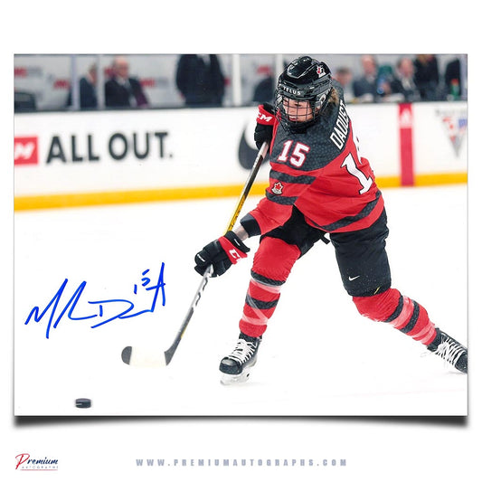 Melodie Daoust Team Canada Signed 8x10 Photograph Slap Shot