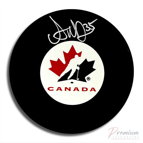 Ann-Renee Desbiens Team Canada Signed Puck