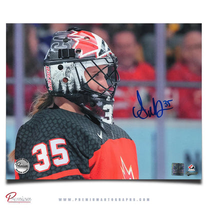 Ann-Renee Desbiens Team Canada Signed 8x10 Photograph Closeup