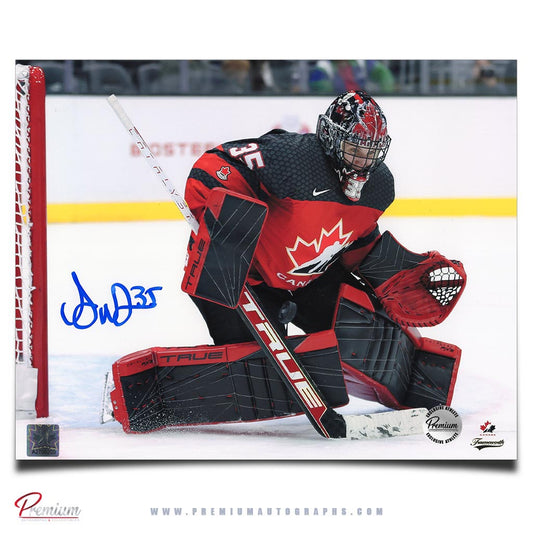 Ann-Renee Desbiens Team Canada Signed 8x10 Photograph Save