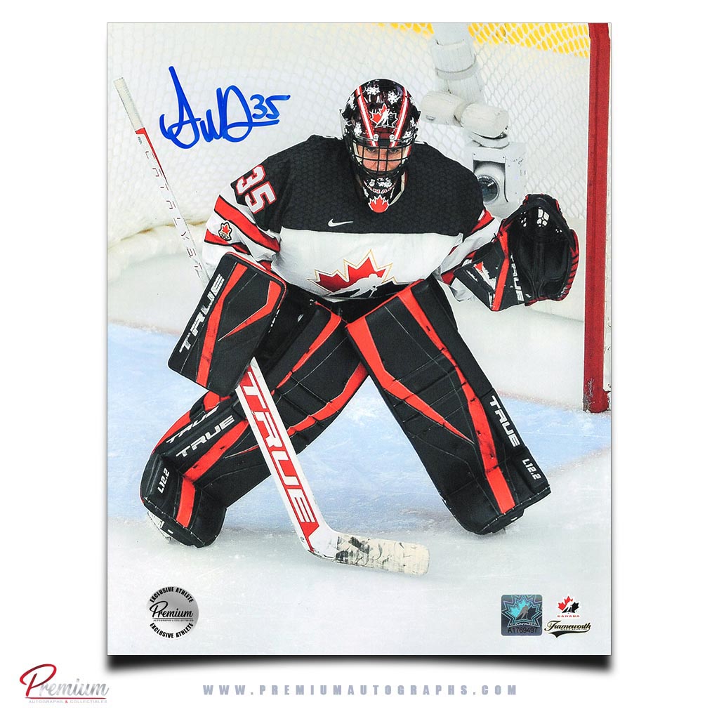 Ann-Renee Desbiens Team Canada Signed 8x10 Photograph Top of the Crease