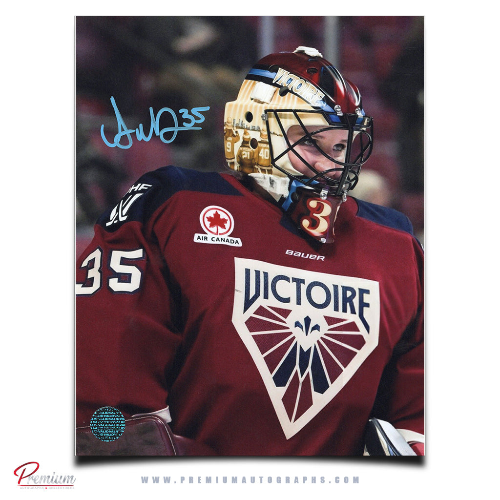 Ann-Renee Desbiens Montreal Victoire Autographed 8x10 Photograph Close Up