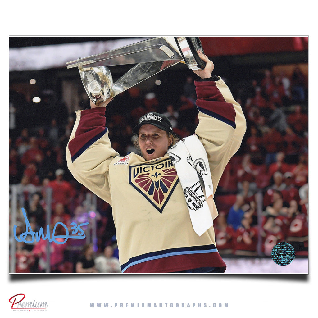 Ann-Renee Desbiens Montreal Victoire Autographed 8x10 Photograph 2026 Walter Cup Champs Celebration
