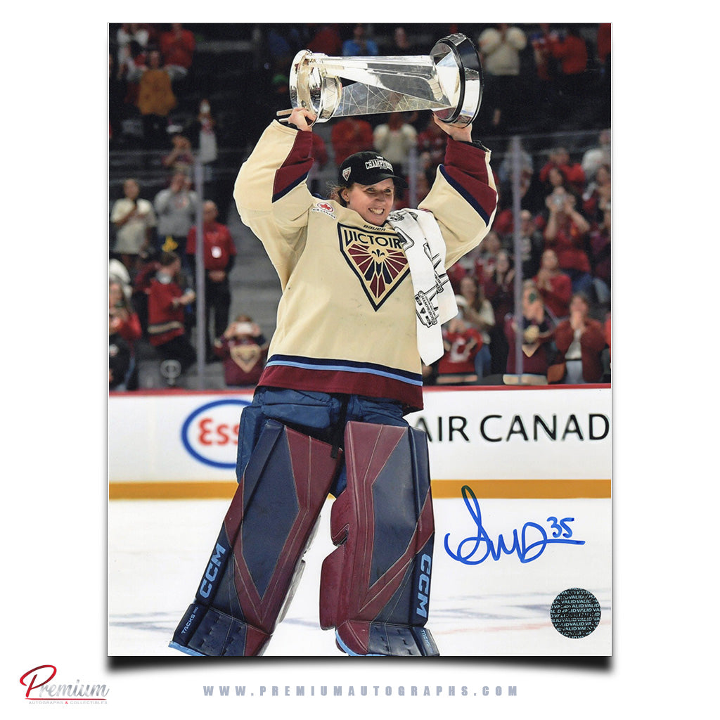 Ann-Renee Desbiens Montreal Victoire Autographed 8x10 Photograph 2026 Walter Cup Champs Celebration