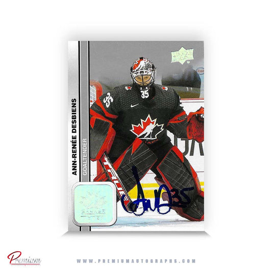 Ann-Renee Desbiens Team Canada Autographed 2023-24 Upper Deck Woman Hockey  Card #42